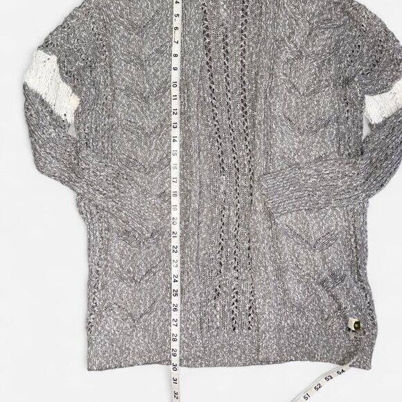 Hollister Grey and White Cardigan - Picture 6 of 8